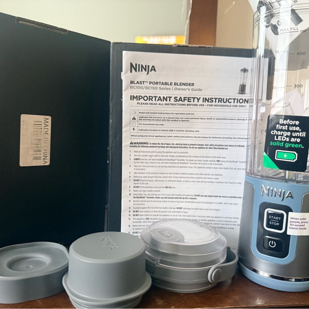 Brand New Ninja Portable Blast Blender